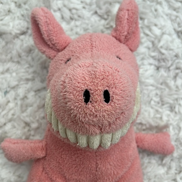 Like new Jellycat retired Toothy Pig stuffed animal - Picture 4 of 5